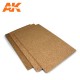 Cork Sheets - Fine Grained #200 x 300 x 1mm (2 Sheets)