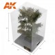 White Poplar Summer Tree for H0 / 1/72 / 1/48 Scale Scene (height: 190-200mm approx.)
