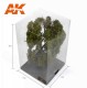 Weeping Willow Summer Tree for 1/35 / 1/32 / 54mm Scale Scene (height: 260-270mm approx.)
