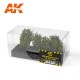 Dark Green Bushes 40-60mm for 1/35 / 75mm / 1/20 Scale Scene