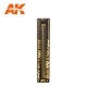 Brass Pipes (diameter: 0.7mm, length: 20cm, 5pcs)