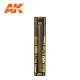 Brass Pipes (diameter: 0.7mm, length: 20cm, 5pcs)