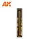 Brass Pipes (diameter: 1.5mm, length: 20cm, 5pcs)