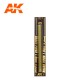 Brass Pipes (diameter: 1.6mm, length: 20cm, 5pcs)