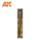 Brass Pipes (diameter: 2.6mm, length: 20cm, 2pcs)