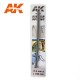 Silver Spring (diameter. 2.5mm, length: 15cm, 2pcs)