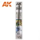 Black Spring (diameter. 1.5mm, length: 15cm, 2pcs)
