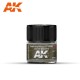 Real Colours Aircraft Acrylic Lacquer Paint - Ohryuko Nana Go Shoku (Olive Brown) (10ml)