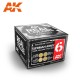 Acrylic Lacquer Paints Set - German Army Dark Yellow 1943-1945 (4 x 10ml)