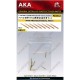 1/350 USN 127mm Metal Gun Barrel for Destroyer Main Gun (8pcs)