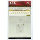 1/700 IJN 100mm Metal Gun Barrel for Akizuki/Taiho-class Anti-aircraft Gun (8pcs)