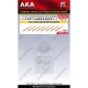 1/700 USN 127mm Metal Gun Barrel Type A for Mk 45 (8pcs)