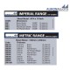 Metric Range - Aluminium Sheet #Thickness 0.276mm, 100mm x 250mm, L: 305mm (2pcs)