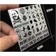 World of Tanks/War Thunder Game Signs Stencil (Masking) for 1/32, 1/35 Scale Models (80x50mm)