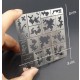 Digital Camo Stencil (Masking) #Medium for 1/35, 1/100 Gundam/Scale Models (80x80mm)