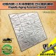 Rapidly Aging Assistant Stencil (Airbrush Masking) for 1/32, 1/35, 1/100 Models #114