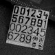 1/16, 1/18 German Numbering Masking Stencil