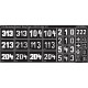 Painting Stencils for 1/35 WWII German King Tiger s.SS.Pz.Abt 101