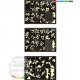 1/35 Spraying Stencil WWII German Camouflage Solid Disc Pattern