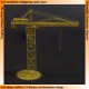 1/700 WWII USN 20ton Tower Crane set (Late Type) (3 cranes)