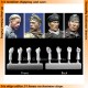 1/35 Panzer Crew Heads (4pcs) & Hands (4pcs)