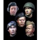 1/35 WW2 British Head Set #1 (5 heads)