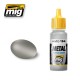 Metal Acrylic Paint - Matt Aluminum (17ml)