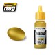 Metal Acrylic Paint - Gold (17ml)