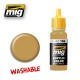 Acrylic Paint - Washable Sand RAL8020 (17ml)