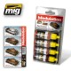 Acrylic Paint set - Red Primer Modulation set (4 x 17ml)