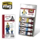 Acrylic Paint Set for Figures - WWII RAF Pilot Uniforms (4 x 17ml)
