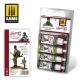 Acrylic Paint Set for Figures - US Vietnam Uniform (4x 17ml)
