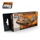 Rust Effects Acrylic Paint Set for Rust and Chipping Effects (17ml x 6)