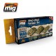 WWII Wargame 1943-1945 German Vehicle Colour Set (17ml x 6)