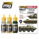 Acrylic Paint Set - USSR Afghanistan War 1979-1989 (17ml x 3)
