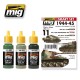 Acrylic Paint Set - German Standard Colours 1944-1945 (17ml x 3)
