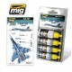 Acrylic Paint Set - Sukhoi Su-33 Flanker Colours (17ml x 4)