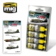 Acrylic Paint Set - WWII USAAF Colours (4 x 17ml)