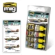 Acrylic Paint Set for Aircrafts - WWII RAF Desert Colours (4 x 17ml)