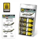 Acrylic Paints Set for Aircraft - Egyptian Air Force MIG-17F (4x 17ml)