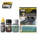 Painting & Weathering Set - Modern US Cockpits (17ml x 1, 35ml x 2)