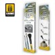 Pigment Brushes Set (#4 #8 Precision Brush & Dust Remover Brush)