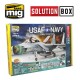 Solution Box - USAF Navy Grey Fighters Colours and Weathering System