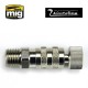 "Aircobra"  Airbrush Quick Dis-Connect Air Coupler Threaded For Hose 