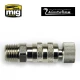 "Aircobra"  Airbrush Quick Dis-Connect Air Coupler Threaded For Hose 