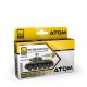 Acrylic Paints set - ATOM #WWII Finnish Army Colours (6 jars, each: 20mL)
