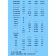 1/32 Generic Grumman Style Font Data (BLACK) Dry Transfers Decal