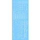 1/35 US Vehicle Exterior and Interior Stencils (White) 