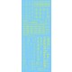 1/35 US Vehicle Exterior and Interior Stencils (Yellow) 
