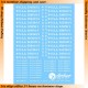 1/35 Early War Registration Codes (Stencil, White) for Trucks &Ambulances